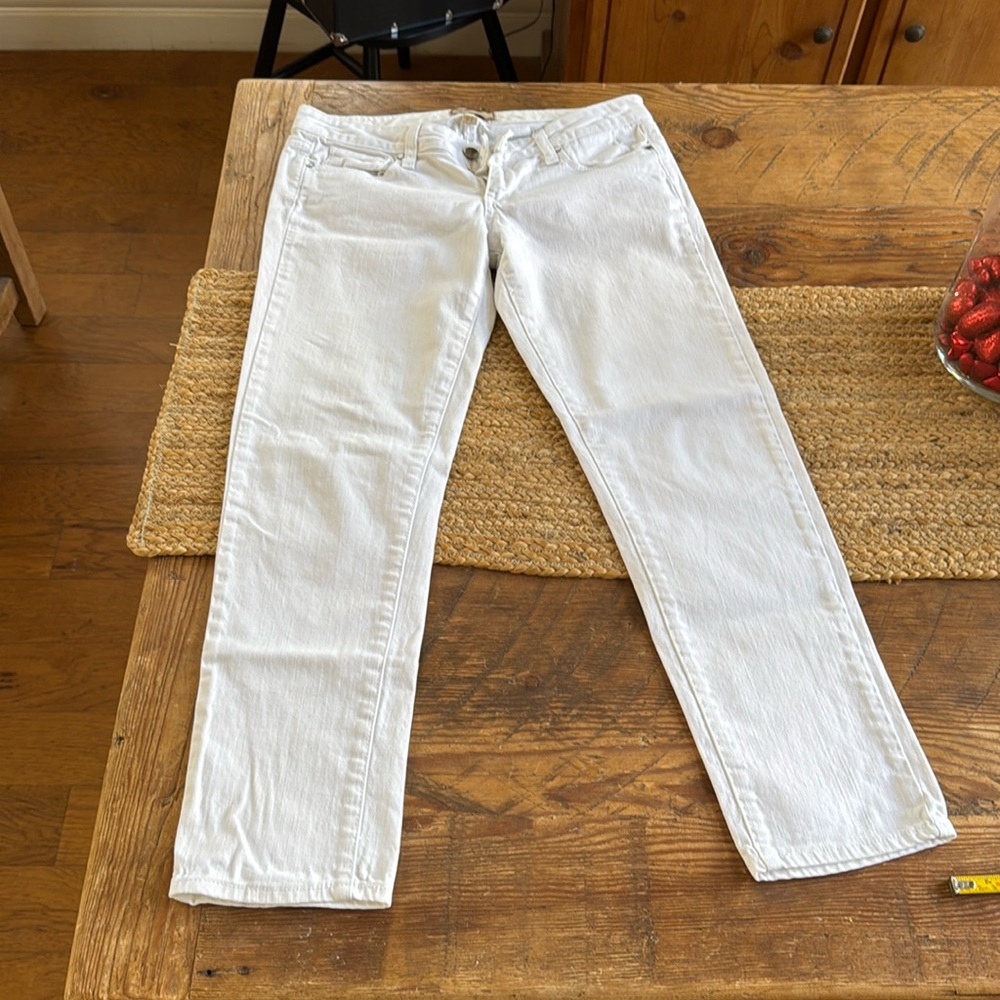 Paige White Denim Ankle Pants